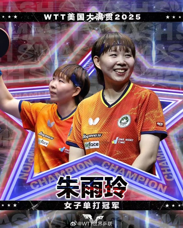 51我也要配资 曾与陈梦并称“国乒女单双子星”，前世界第一朱雨玲王者归来，夺得女单冠军